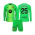 Maillot de Foot FC Barcelone Szczesny 25 Gardien Enfant Domicile 2025-2026 Manche Longue