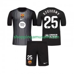 Maillot de Foot FC Barcelone Szczesny 25 Gardien Enfant Neutre 2025-2026 Manche Courte
