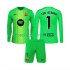 Maillot de Foot FC Barcelone Ter Stegen 1 Gardien Enfant Domicile 2025-2026 Manche Longue