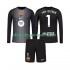 Maillot de Foot FC Barcelone Ter Stegen 1 Gardien Enfant Neutre 2025-2026 Manche Longue