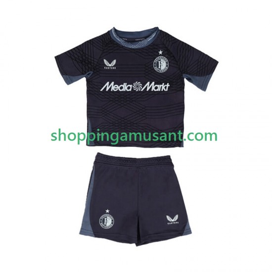 Maillot de Foot Feyenoord Rotterdam Enfant Extérieur 2025-2026 Manche Courte