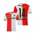 Maillot de Foot Feyenoord Rotterdam Sem Steijn 14 Homme Domicile 2025-2026 Manche Courte