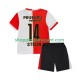 Maillot de Foot Feyenoord Rotterdam Sem Steijn 14 Enfant Domicile 2025-2026 Manche Courte