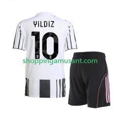 Maillot de Foot Juventus Kenan Yildiz 10 Enfant Domicile 2025-2026 Manche Courte