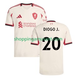 Maillot de Foot Liverpool Diogo Jota 20 Homme Extérieur 2025-2026 Manche Courte