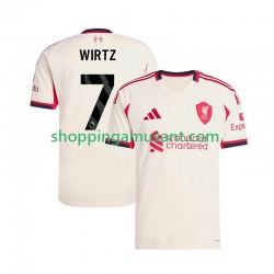 Maillot de Foot Liverpool Florian Wirtz 7 Homme Extérieur 2025-2026 Manche Courte