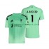 Maillot de Foot Liverpool Alisson Becker 1 Gardien Homme Domicile 2025-2026 Manche Courte