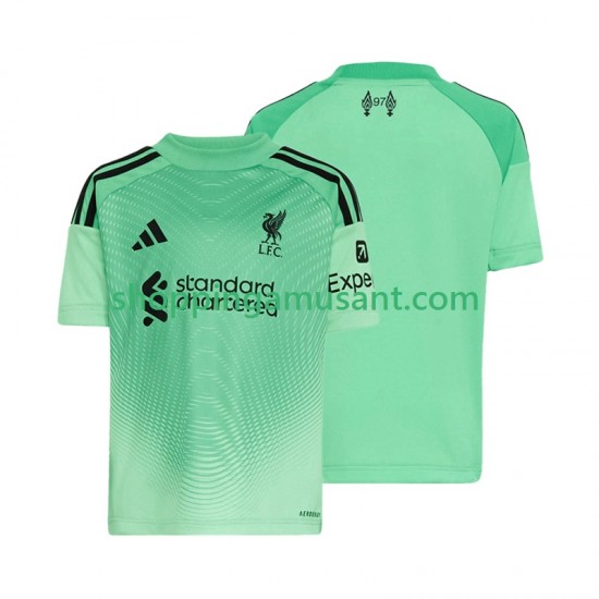Maillot de Foot Liverpool Gardien Homme Domicile 2025-2026 Manche Courte