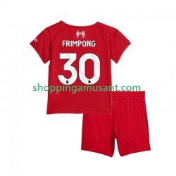 Maillot de Foot Liverpool Jeremie Frimpong 30 Enfant Domicile 2025-2026 Manche Courte
