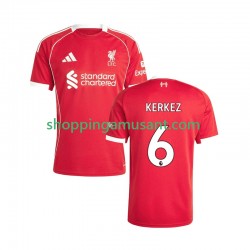 Maillot de Foot Liverpool Milos Kerkez 6 Homme Domicile 2025-2026 Manche Courte