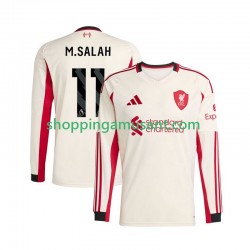 Maillot de Foot Liverpool Mohamed Salah 11 Homme Extérieur 2025-2026 Manche Longue