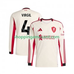 Maillot de Foot Liverpool Virgil van Dijk 4 Homme Extérieur 2025-2026 Manche Longue