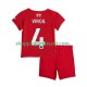 Maillot de Foot Liverpool Virgil van Dijk 4 Enfant Domicile 2025-2026 Manche Courte