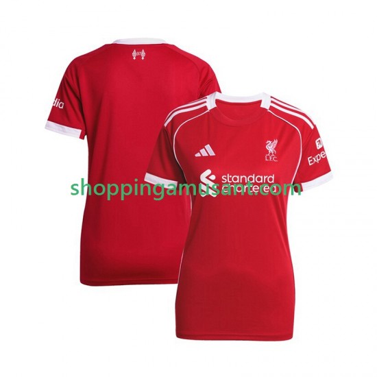 Maillot de Foot Liverpool Féminine Domicile 2025-2026 Manche Courte