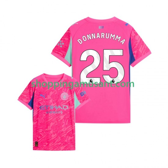 Maillot de Foot Manchester City Gianluigi Donnarumma 25 Gardien Homme Extérieur 2025-2026 Manche Courte