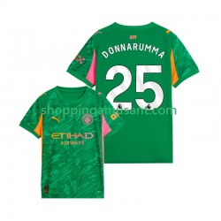 Maillot de Foot Manchester City Gianluigi Donnarumma 25 Gardien Homme Domicile 2025-2026 Manche Courte