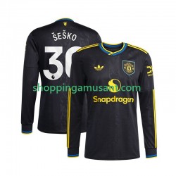 Maillot de Foot Manchester United Benjamin Sesko 30 Homme Neutre 2025-2026 Manche Longue
