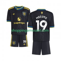 Maillot de Foot Manchester United Bryan Mbeumo 19 Enfant Neutre 2025-2026 Manche Courte