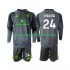 Maillot de Foot Manchester United Andre Onana 24 Gardien Enfant Extérieur 2025-2026 Manche Longue