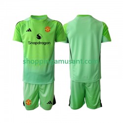 Maillot de Foot Manchester United Gardien Enfant 4ème 2025-2026 Manche Courte