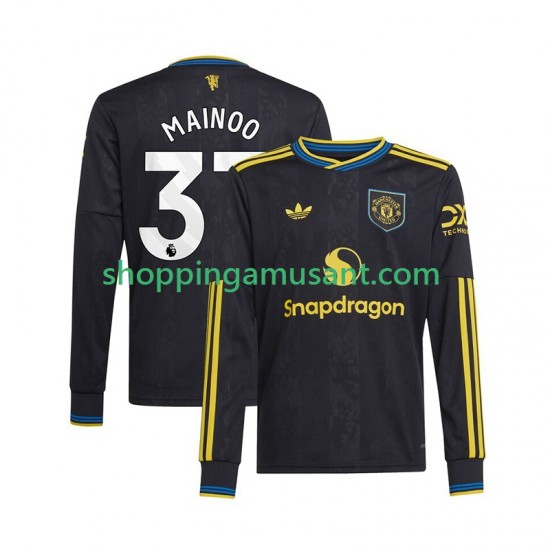 Maillot de Foot Manchester United Kobbie Mainoo 37 Homme Neutre 2025-2026 Manche Longue