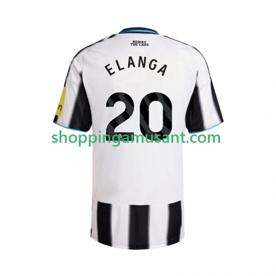 Maillot de Foot Newcastle United Elanga 20 Homme Domicile 2025-2026 Manche Courte