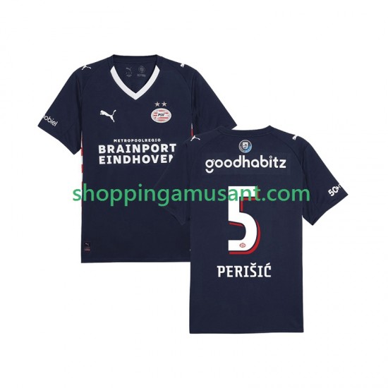 Maillot de Foot PSV Eindhoven Ivan Perisic 5 Homme Extérieur 2025-2026 Manche Courte