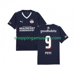 Maillot de Foot PSV Eindhoven Ricardo Pepi 9 Homme Extérieur 2025-2026 Manche Courte