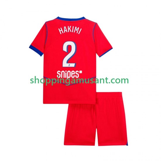 Maillot de Foot Paris Saint-Germain Achraf Hakimi 2 Enfant Neutre 2025-2026 Manche Courte