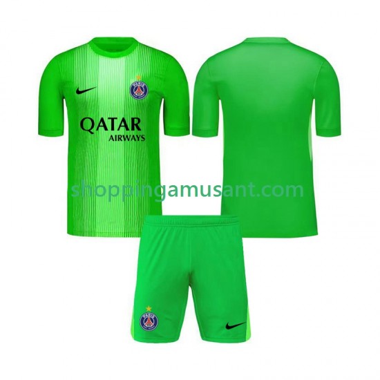 Maillot de Foot Paris Saint-Germain Gardien Enfant Extérieur 2025-2026 Manche Courte