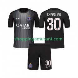 Maillot de Foot Paris Saint-Germain Lucas Chevalier 30 Gardien Enfant Domicile 2025-2026 Manche Courte