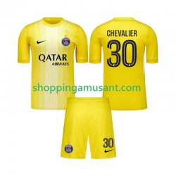 Maillot de Foot Paris Saint-Germain Lucas Chevalier 30 Gardien Enfant Neutre 2025-2026 Manche Courte
