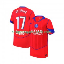 Maillot de Foot Paris Saint-Germain Khvicha Kvaratskhelia 7 Enfant Neutre 2025-2026 Manche Courte
