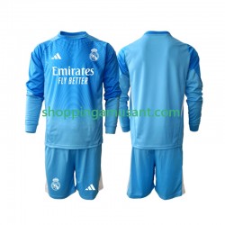 Maillot de Foot Real Madrid Gardien Enfant Domicile 2025-2026 Manche Longue
