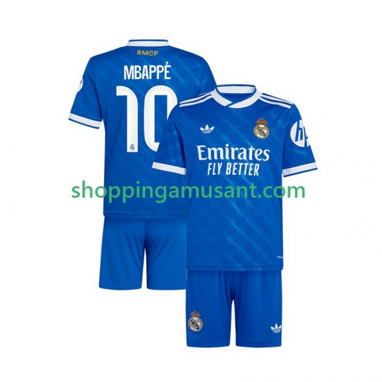 Maillot de Foot Real Madrid Mbappé Kylian 10 Enfant Neutre 2025-2026 Manche Courte