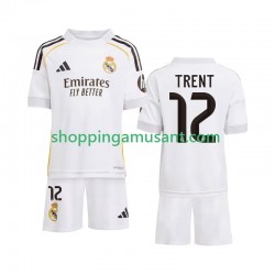 Maillot de Foot Real Madrid Trent Alexander-Arnold 12 Enfant Domicile 2025-2026 Manche Courte