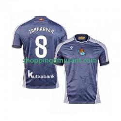 Maillot de Foot Real Sociedad Arsen Zakharyan 8 Homme Extérieur 2025-2026 Manche Courte