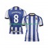 Maillot de Foot Real Sociedad Arsen Zakharyan 8 Homme Domicile 2025-2026 Manche Courte