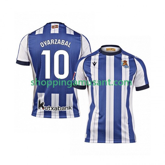 Maillot de Foot Real Sociedad Mikel Oyarzabal 10 Homme Domicile 2025-2026 Manche Courte