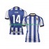 Maillot de Foot États-Unis Real Sociedad Takef Kubo 14 Homme Domicile 2025-2026 Manche Courte