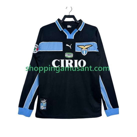 Maillot de Foot SS Lazio Rétro Homme Extérieur 1999 1998 Manche Longue