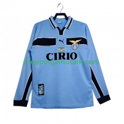 Maillot de Foot SS Lazio Rétro Homme Domicile 1999 1998 Manche Longue