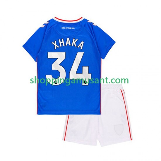 Maillot de Foot Sunderland Granit Xhaka 34 Enfant Extérieur 2025-2026 Manche Courte