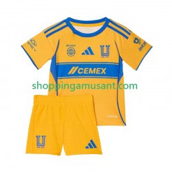 Maillot de Foot Tigres UANL Enfant Domicile 2025-2026 Manche Courte