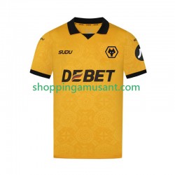 Maillot de Foot Wolverhampton Wanderers Homme Domicile 2025-2026 Manche Courte