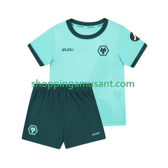 Maillot de Foot Wolverhampton Wanderers Enfant Extérieur 2025-2026 Manche Courte
