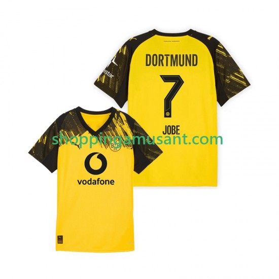 Maillot de Foot Borussia Dortmund Jobe Bellingham 7 Homme Domicile 2025-2026 Manche Courte