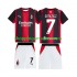 Maillot de Foot AC Milan Gimenez 7 Enfant Domicile 2026-2027 Manche Courte