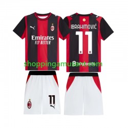 Maillot de Foot AC Milan Ibrahimović 11 Enfant Domicile 2026-2027 Manche Courte
