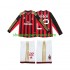 Maillot de Foot AC Milan Kaka 22 2013 2014 Rétro Enfant Domicile Manche Longue